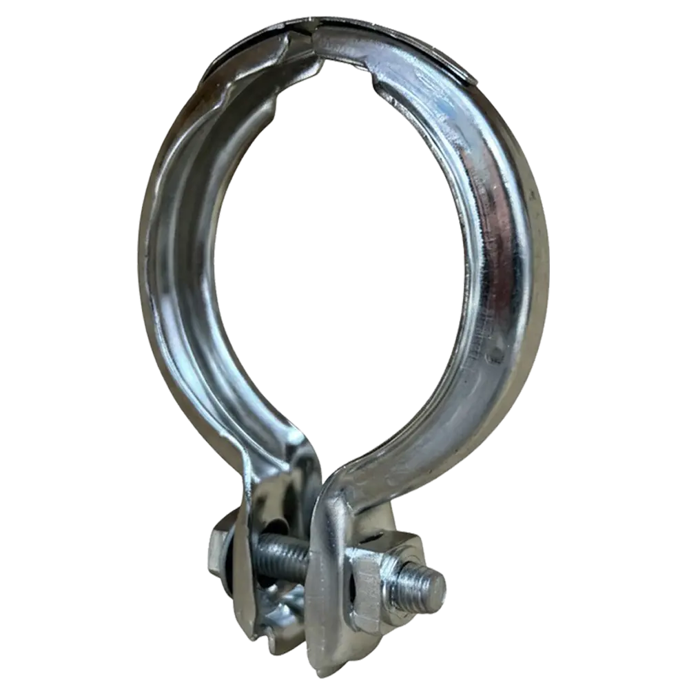 stainless steel exhaust clamp manufacturer in India heavy duty zinc plated clamp