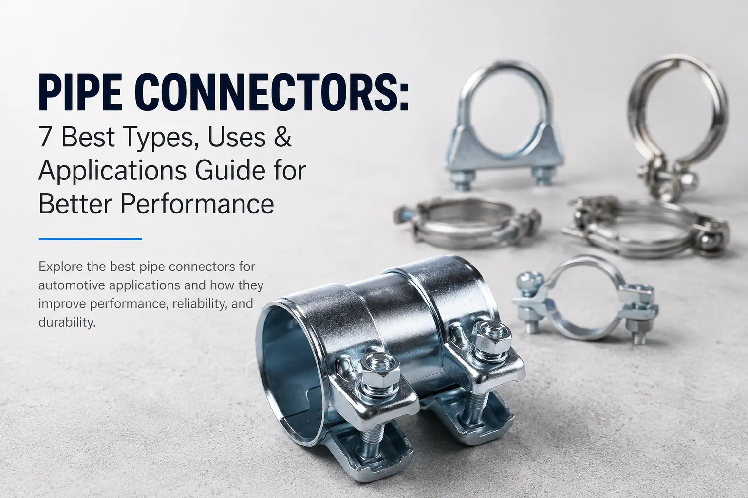 Pipe Connectors: 7 Best Types, Uses & Applications Guide for Better Performance in automotive systems
